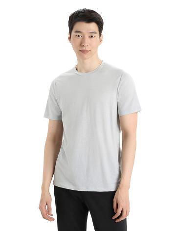 Icebreaker Merino Tech Lite II Rövid Sleeve Tee Férfi Póló Bézs | HU 1165XYUF